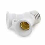 Adaptador E27 a 2 X E14 - Imagen 4