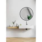 Espejo Iluminado Baño "Alemania" Ø90Cm Blanco Frío/Natural/Cálido Sensor Antivaho/On-Off Dimable Marco [LIMEX-ALEM005/90NG - Imagen 5