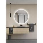 Espejo Iluminado Ba&ntilde;o "Lisboa" &Oslash;80Cm Blanco Fr&iacute;o Sensor Antivaho/On-Off [LIMEX-LISB002/80 - Imagen 6