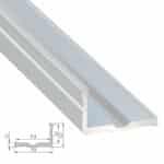Perf&iacute;l Aluminio Tipo E 2,02M - Bruto