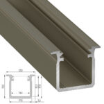Perf&iacute;l Aluminio Tipo G 2,02M - Imagen 5