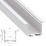 Perf&iacute;l Aluminio Tipo inDILEDA 2,02M