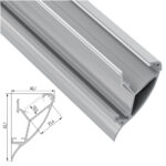 Perf&iacute;l Aluminio  CONVA 2,02M - Lacado Blanco - Imagen 3