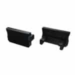 Tap&oacute;n Final Perf&iacute;l Tipo A - Pl&aacute;stico Blanco-Con Agujero - Imagen 4