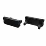 Tap&oacute;n Final Perf&iacute;l Tipo D - Pl&aacute;stico Blanco-Con Agujero - Imagen 4