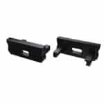 Tap&oacute;n Final Perf&iacute;l Tipo D - Pl&aacute;stico Blanco-Con Agujero - Imagen 5