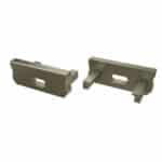 Tap&oacute;n Final Perf&iacute;l Tipo D - Pl&aacute;stico Blanco-Con Agujero - Imagen 7