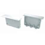 tap&oacute;n final perfil led blanco