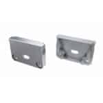 Tap&oacute;n Final Perf&iacute;l Tipo SILEDA - Aluminio - Blanco - Con Agujero - Imagen 7