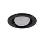 Aro Foco Downlight Circular Basculante  "Vepa" Acero 90mm - Negro - Imagen 3