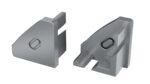 Perf&iacute;l Aluminio KIMERA-BARDE Anodizado Plata con Difusor Opal y Tapones 2,02M