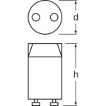 [LVE-4050300012803] Cebador Tradicional OSRAM ST 151 LONGLIFE/220&minus;240 1200 - Imagen 3