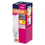 [LVE-4052899326453] Ledvance/Osram Bombilla LED "Classic" E14 4,9W 470Lm 2700K 200&ordm; IP20 - Imagen 3