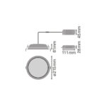 [LVE-4058075091559] Downlight LED LEDVANCE 35W 2975Lm 3000K 100º IP44/IP20
