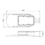 [LVE-4058075557857] Farola LED LEDVANCE AREA 120W 15000Lm 3000K 150 x 85&ordm; IP66 - Imagen 3