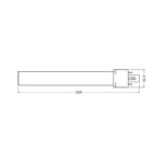 [LVE-4058075558069] L&aacute;mpara LED Ledvance/DULUX G23 6W 630Lm 3000K 120&ordm; IP20 - Imagen 4