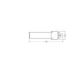 [LVE-4058075822931] Lámpara LED Ledvance/DULUX G23 3,5W 360Lm 3000K 120º IP20