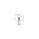 [LVE-4099854002908] Ledvance/Osram Bombilla LED "Classic" E27 4W 840Lm 3000K 320&ordm; IP20 - Imagen 4