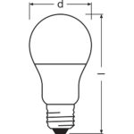 [LVE-4099854049620] Ledvance/Osram Bombilla LED "Classic" E27 8,5W 806Lm 2700K 200&ordm; IP20 - Blanco Muy C&aacute;lido - Imagen 3