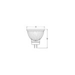 [LVE-4099854050329] Ledvance/Osram Bombilla LED Spot GU4 4,2W 345Lm 2700K 36&ordm; IP20 - Imagen 3