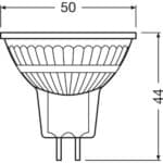 [LVE-4099854059698] Ledvance/Osram Bombilla LED Spot GU5,3 5W 345Lm 2700K 36º IP20 Regulable - Imagen 3