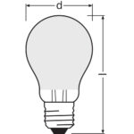 [LVE-4099854065965] Ledvance/Osram Bombilla LED "Classic" E27 8,2W 1521Lm 2700K 300&ordm; IP20 Regulable - Imagen 4
