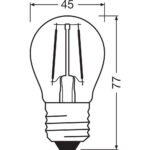[LVE-4099854067570] Ledvance/Osram Bombilla LED "Classic" E27 4,8W 470Lm 2700K 320&ordm; IP20 Regulable - Imagen 3