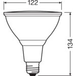 [LVE-4099854071270] Ledvance/Osram Bombilla LED Spot E27 15,2W 1035Lm 2700K 30º IP65 Regulable - Imagen 4