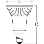 [LVE-4099854071393] Ledvance/Osram Bombilla LED Spot E14 4,8W 350Lm 2700K 36&ordm; IP20 Regulable - Imagen 3
