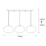 L&aacute;mpara Colgante "Hailun" [OPV-892OPV1776] - Imagen 3