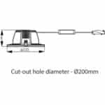 Downlight LED "Philips" 24W 2400Lm 3000&ordm;K IP54 30000H [PH-35402900] - Imagen 4