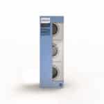 Juego de 3 Aros Empotrables Philips "Donegal" Cuadrado Cromado GU10 - Sin Bombilla - Imagen 4