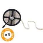 Pack 4 Tiras LED 72W 4200Lm 4200ºK 300 X SMD5050 12VDC IP65 x5M 40.000H [PL219010NW-PK4-AP] - Imagen 3