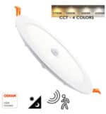 Placa LED Circular 24W - 22W- 20W -18W con Detector de Movimiento - 2700K+CCT - OSRAM CHIP - Imagen 11