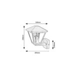 Aplique Exterior RABALUX "Paravento" 1xE27 IP44 [RAB-7146] - Imagen 3