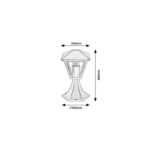 B&aacute;liza Exterior RABALUX "Paravento" 1xE27 IP44 [RAB-7148] - Imagen 3