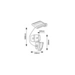 Aplique Exterior Solar RABALUX "Zlarin" LED 12W 700Lm 4000ºK Sensor IP44 [RAB-77012]