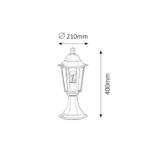 L&aacute;mpara de Suelo Exterior RABALUX "Velence" 1xE27 IP43 [RAB-8205] - Imagen 3