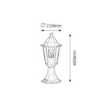 L&aacute;mpara de Suelo Exterior RABALUX "Velence" 1xE27 IP43 [RAB-8205] - Imagen 6