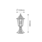 L&aacute;mpara de Suelo Exterior RABALUX "Velence" 1xE27 IP43 [RAB-8205] - Imagen 9