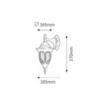 Aplique Exterior RABALUX "Milano" 1xE27 IP43 [RAB-8341] - Imagen 3