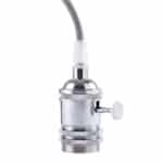 Pendel E27 Cable 1000 X 0,75Mm Tela - Roset&oacute;n - Interruptor - 2 Anillos [SC-MPL004] - Imagen 3