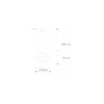 Lámpara Colgante "Maeve"  [SKD-P2006-B] - Imagen 3