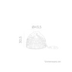 Lámpara Colgante "Jacarei" [SKD-P80051] - Imagen 9