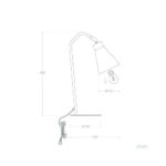 L&aacute;mpara de Mesa "Visalia" [SKD-T1001] - Imagen 8