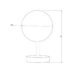 Lámpara de Mesa "Garoua" [SKD-T1016]