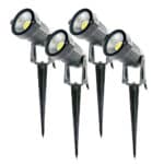 Pack 4 Focos LED Pincho Jard&iacute;n 5W 450Lm 6000&ordm;K 40.000H [SL-SL-C10-5W-CW-PK4-AP] - Imagen 3