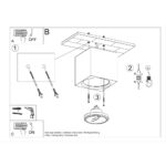 L&aacute;mpara de Techo "Seida"  [SOL-SL.0850] - Imagen 6