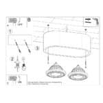 L&aacute;mpara de Techo "Basic-1" [SOL-SL.0882] - Imagen 6