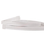 Perfíl PC Flexible para Tira LED Difusor Opal x 2M